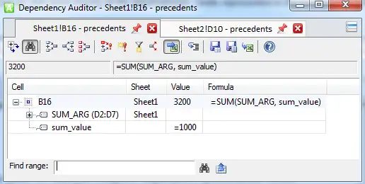 Dependency Auditor - Excel Dependency Tree